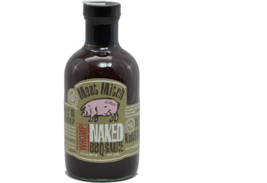 Meat Mitch Naked Bbq Sauce Glass Bottle Clipart Large Size Png