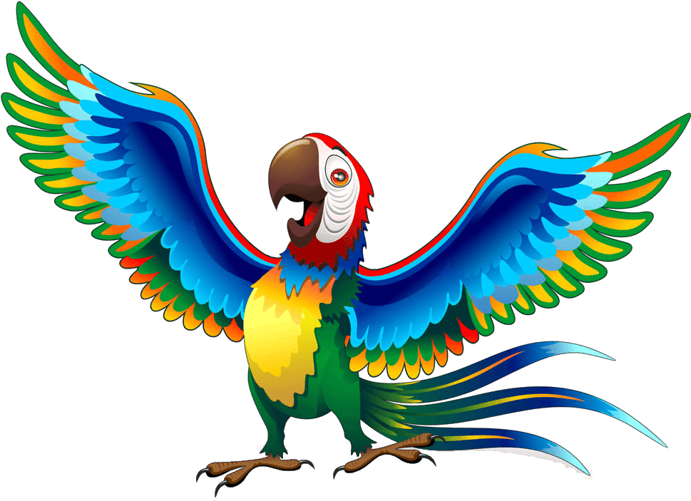 Parrot Png Cartoon Parrot Cartoon Png Clipart Large Size Png Image