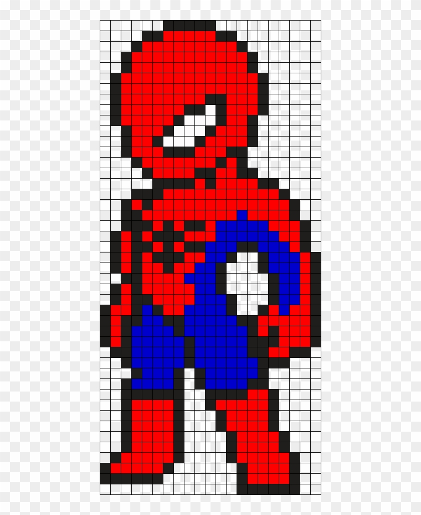 Spider Man Pixel Art Brik Pixel Art Designs Pixel Art Minecraft Images