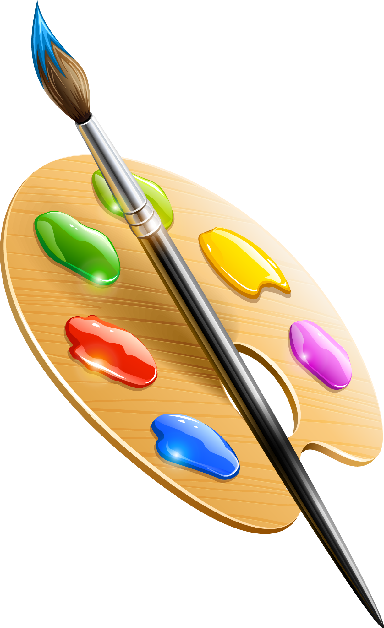Cartoon Paint Brush Png Png Image Collection