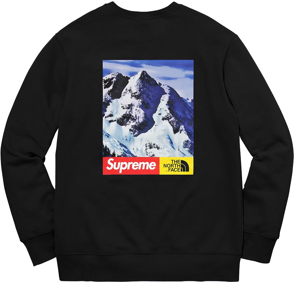 Supreme The North Face Mountain Crewneck Sweatshirt - Supreme North ...
