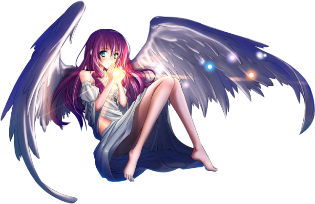 Angel Anime Png - Anime Angel Girl Clipart (700x475), Png Download