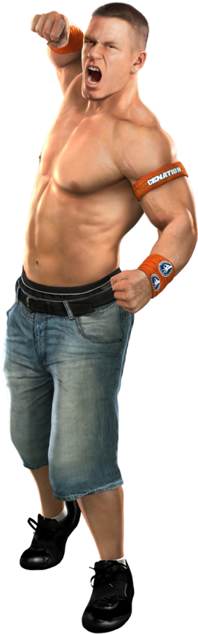 John Cena Wwe Smackdown Vs Raw 11 Roster John Cena John Cena Svr 11 Clipart Large Size Png Image Pikpng