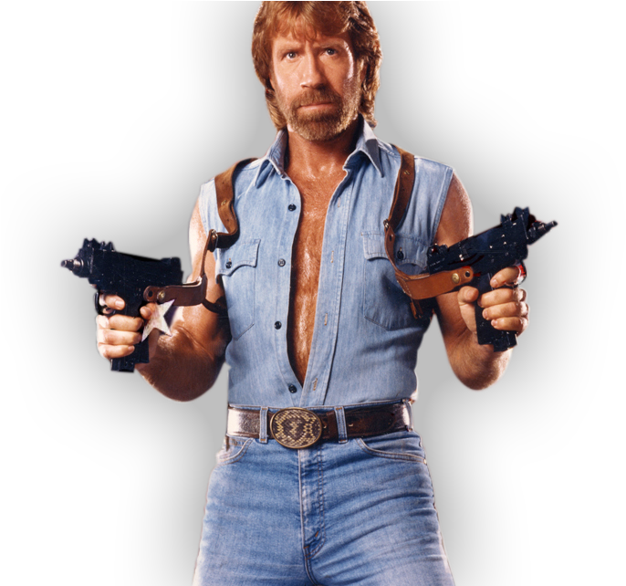 Chuck Norris Videos Clipart - Large Size Png Image - PikPng