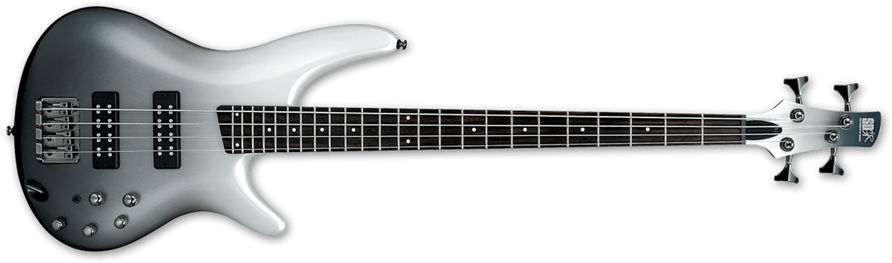 Picture Of Ibanez Sr300epfm Bass Guitar Pearl Black - Sr400eqm Deb Clipart (1280x445), Png Download