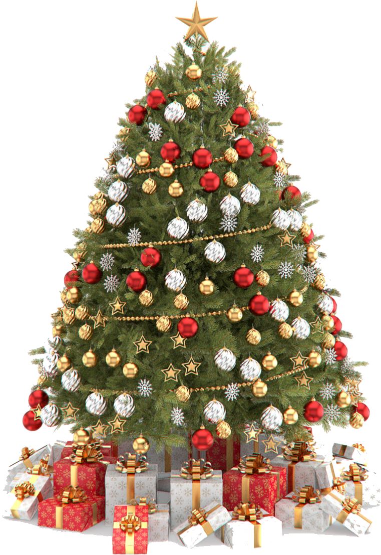 Download Christmas Tree - Transparent Background Christmas Tree Png