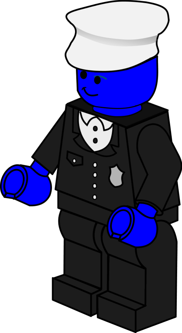 Download Lego Town Policeman - Lego Police Man Clipart Png Download ...