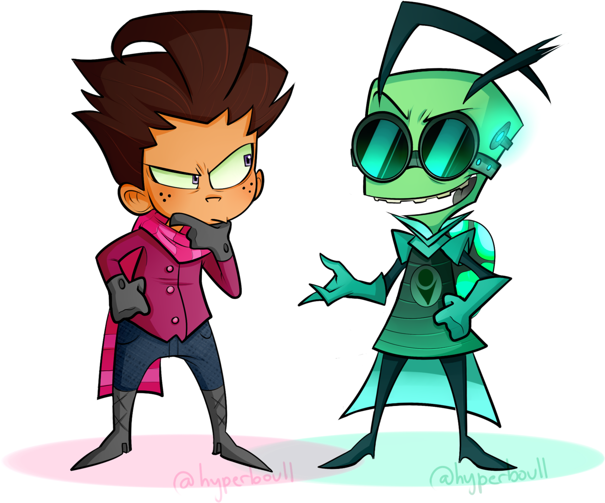 Download Invader Zim Invader Zim Human Au Clipart Png Download Pikpng