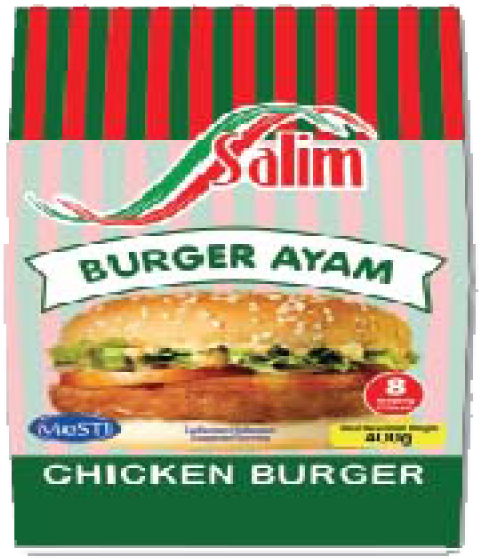 Salim Chicken Burger 5s 70g 800x800 Cheeseburger Clipart Large