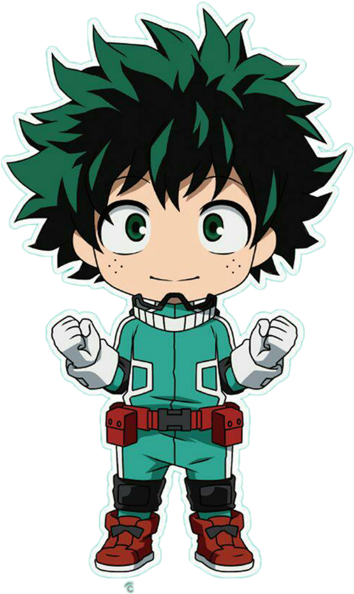 Download Midoriya Sticker - Deku Bnha Clipart Png Download - PikPng