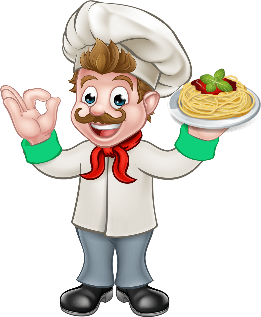 Download Diner Clipart Spaghetti - Baker Animated - Png Download Png