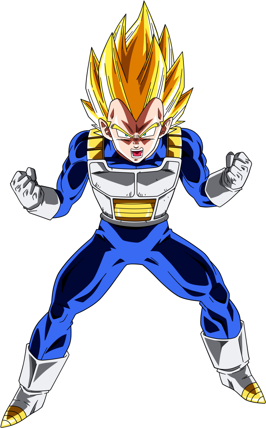 Download 473kib, 1024x1512, Vegeta Ssj By Maffo1989-d8gpwpg Clipart Png ...