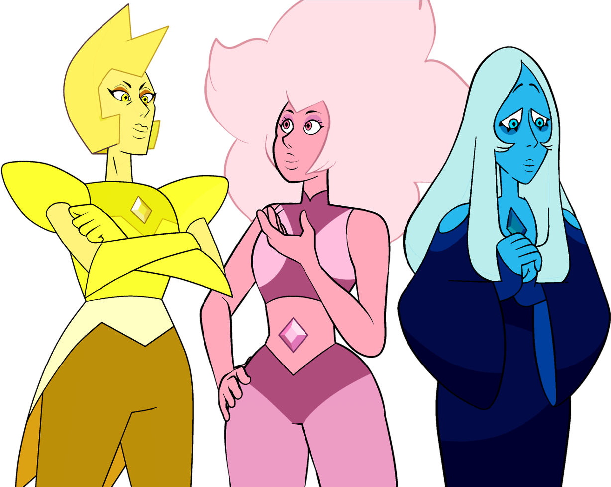 Diamonds Png All The Diamonds From Steven Universe Clipart Large Size Png Image Pikpng