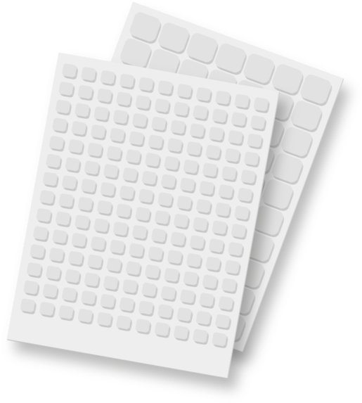Tiny Foam Squares Clipart (600x600), Png Download