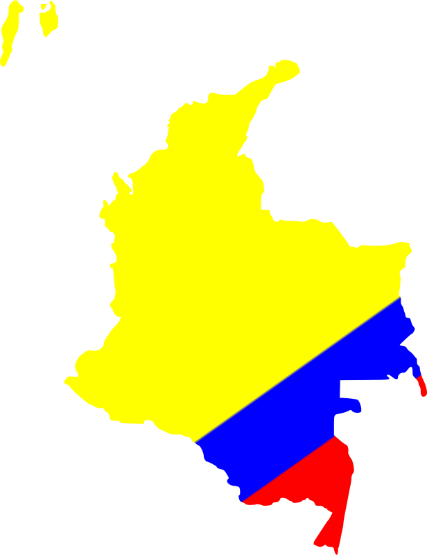 Free Map Of Colombia Mapa De Colombia Vector Png Clipart Large Size Png Image Pikpng 8050