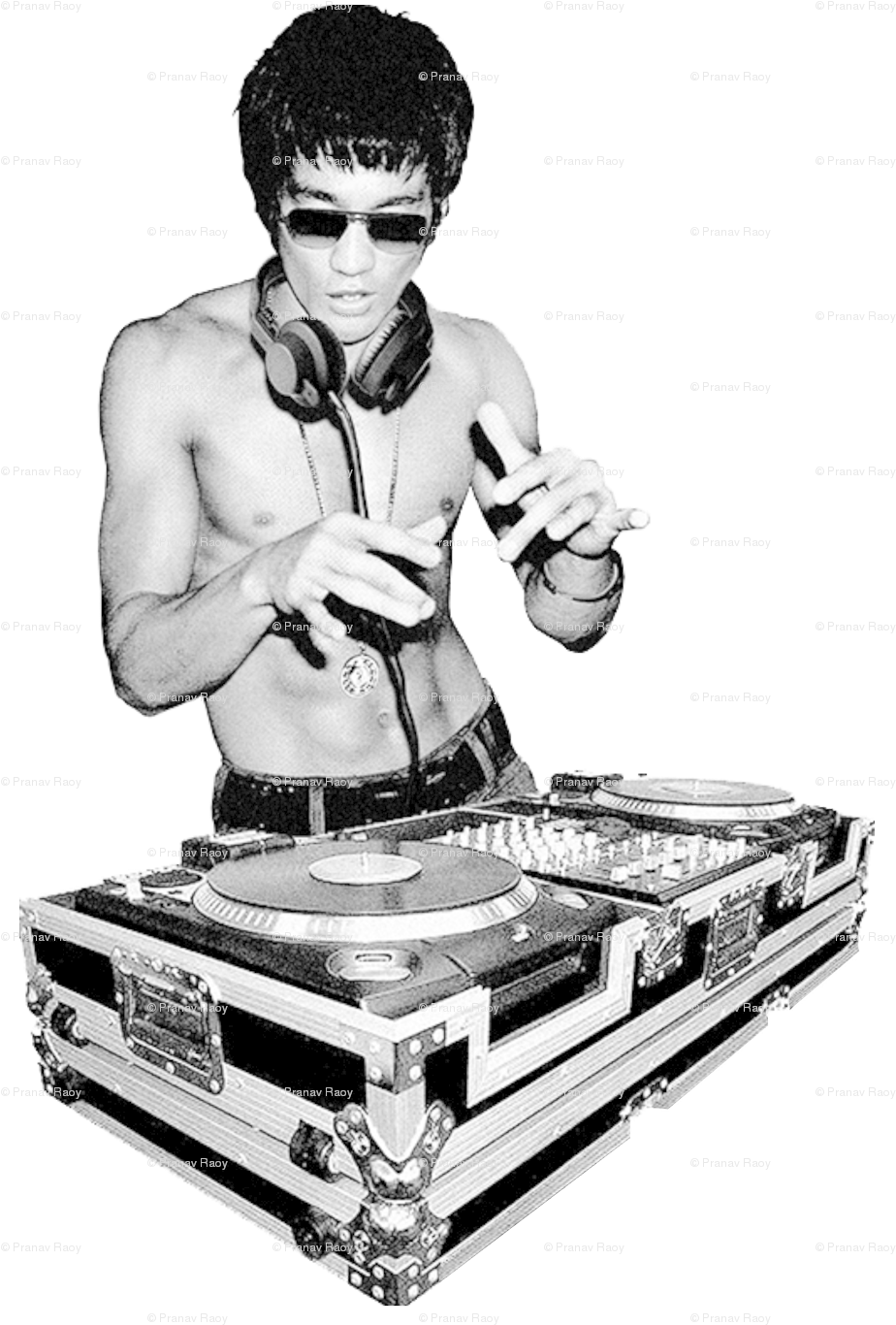 Bruce Lee Dj , Png Download Clipart - Large Size Png Image - PikPng