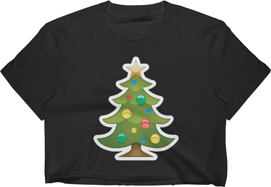 Emoji Crop Top T Shirt - Christmas Taco Clipart - Large Size Png Image ...