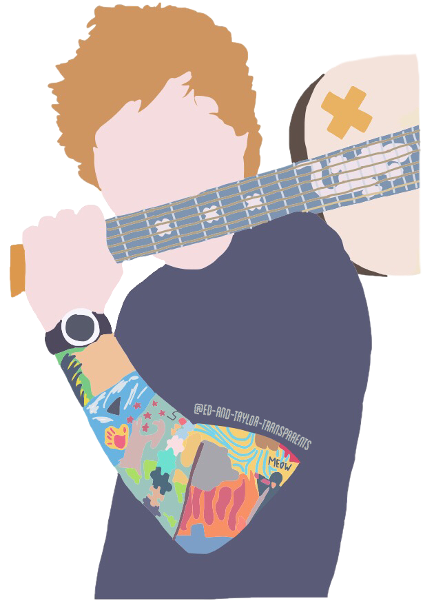 Download Ed Sheeran Drawing Transparent Tattoos Guitar Follow - Ed