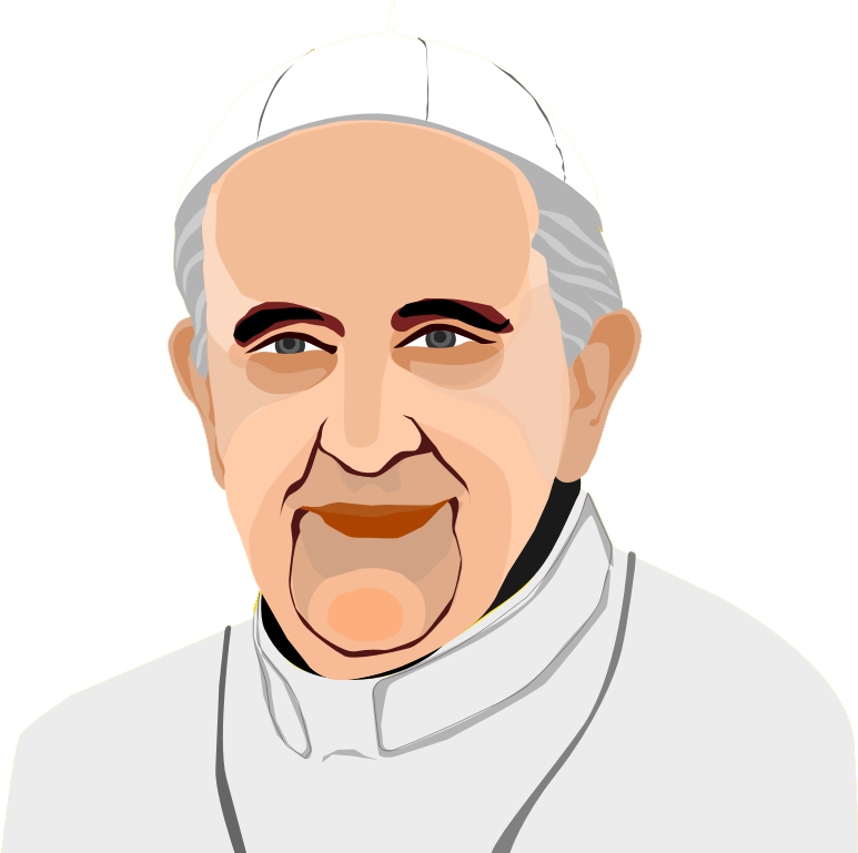 Free Pope Francis Clip Art - Pope Francis Clipart Png Transparent Png ...