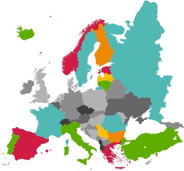 Europe - Religious Map Europe 1914 Clipart - Large Size Png Image - PikPng