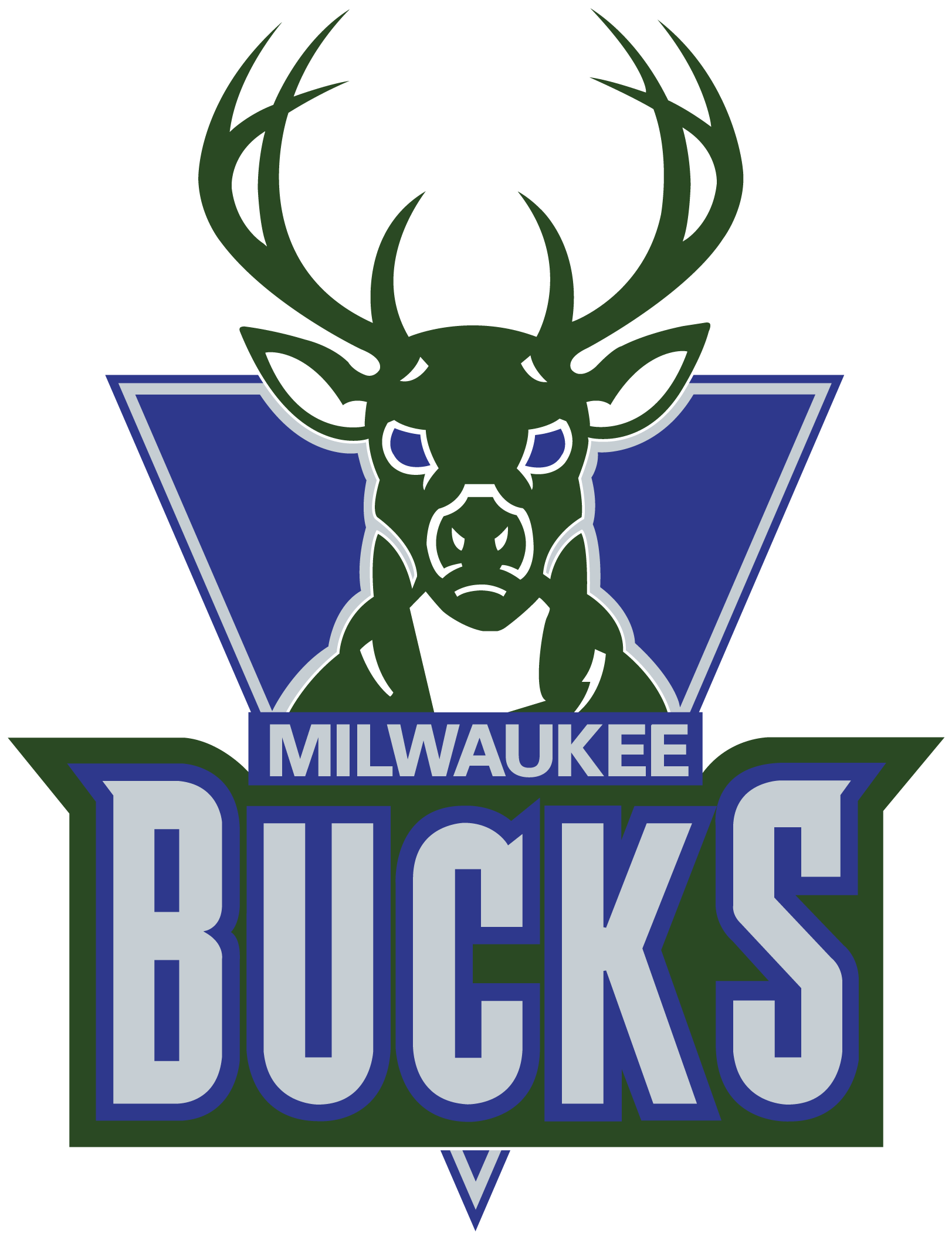 Logo Milwaukee Bucks - Old Vs New Nba Logos Clipart - Large Size Png ...