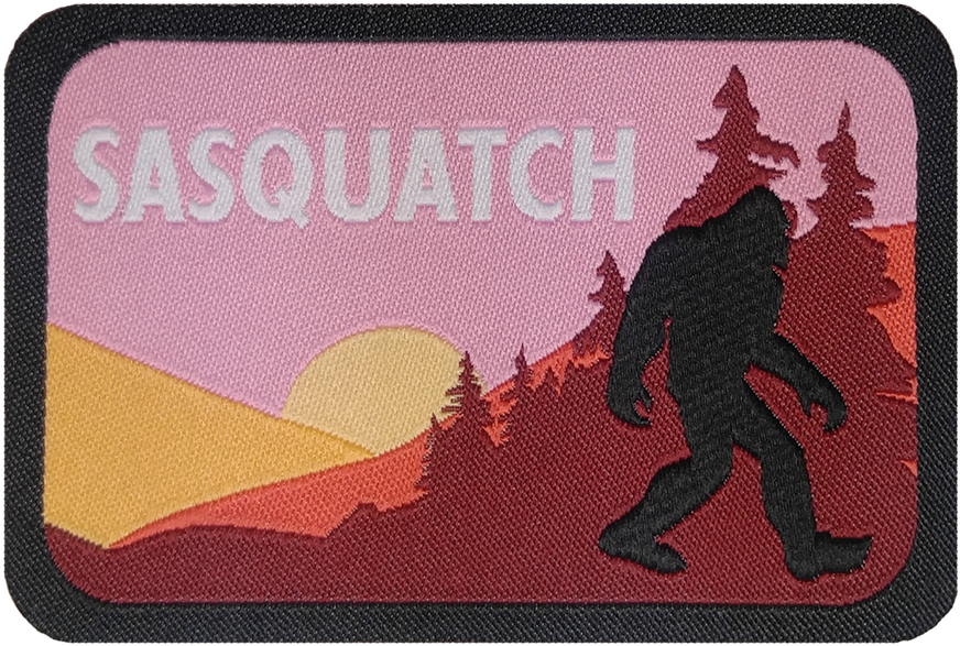 Bf Sasquatch Patch - Silhouette Clipart (1280x1280), Png Download