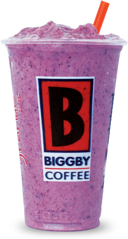 Biggby® Coffee Creme Freeze Smoothies- Menu And Nutrition - Pomaberry Biggby Clipart (617x1080), Png Download