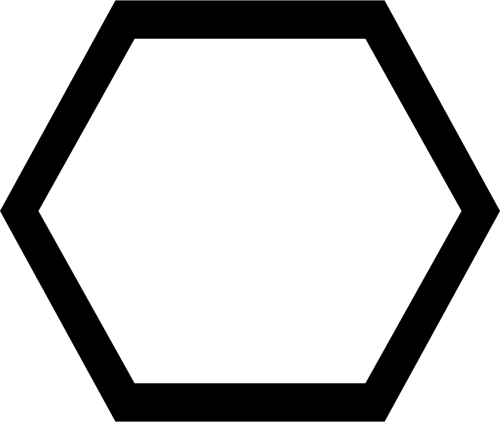 Download Polygon Png - Hexagon Clipart Black And White Transparent Png ...