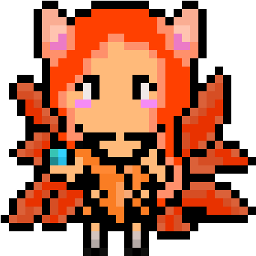 Foxfire Ahri - Cartoon Clipart - Large Size Png Image - Pikpng