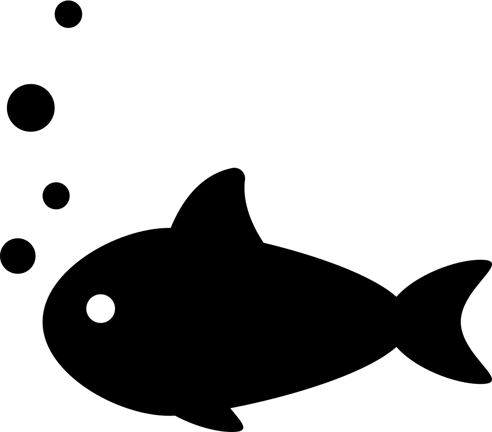 Download Png File Svg Fish With Bubbles Icon Clipart Large Size Png Image Pikpng