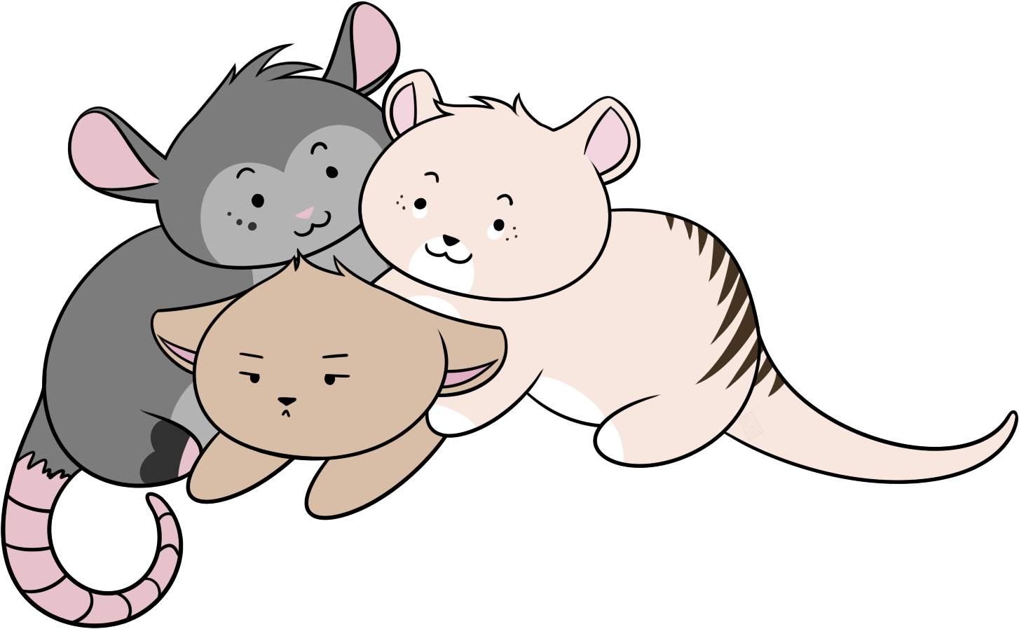 [commission] Neko Atsume Cuties Clipart - Large Size Png Image - PikPng