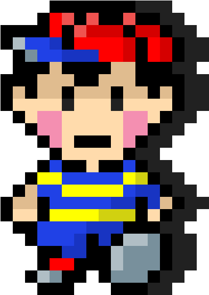 Pixel Ness Ness Earthbound Sprite Clipart Large Size Png Image Pikpng 1451
