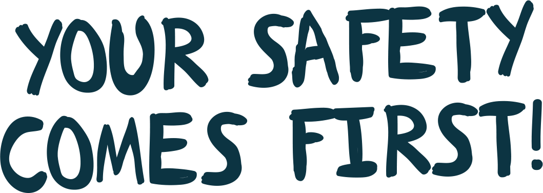 Your Safety Comes First - Calligraphy Clipart - Large Size Png Image ...