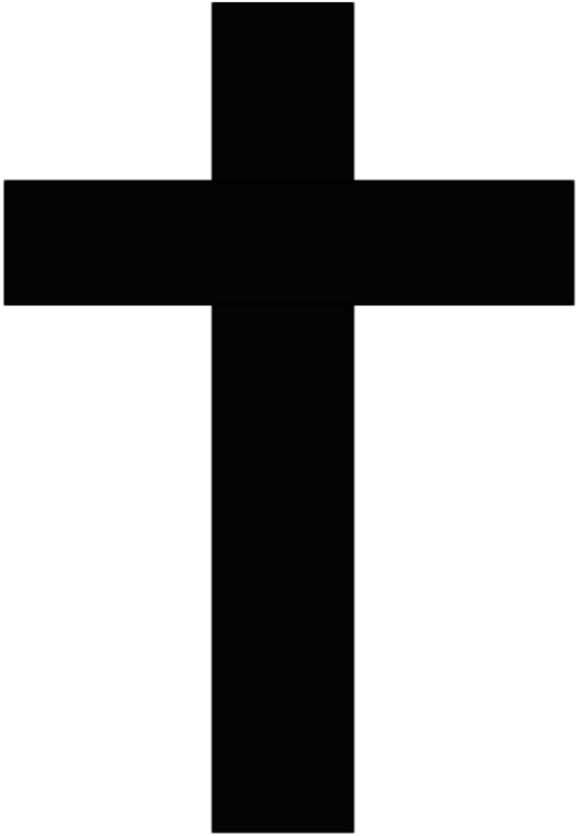 Medium Image - Black And White Cross Gif Clipart - Large Size Png Image ...