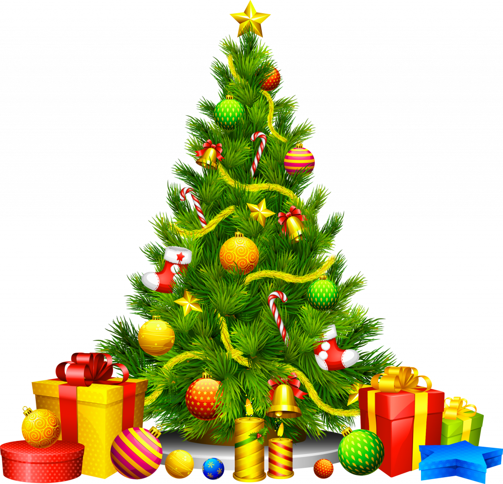 Merry Christmas Tree Clip Art Transparent Background Christmas Tree Png Large Size Png Image Pikpng