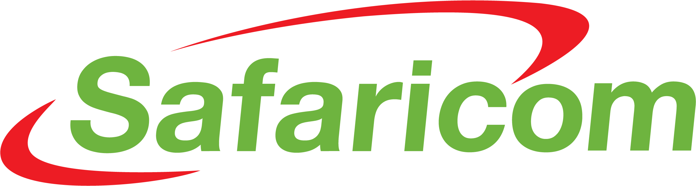 0shares - Safaricom Kenya Logo Clipart (2414x747), Png Download