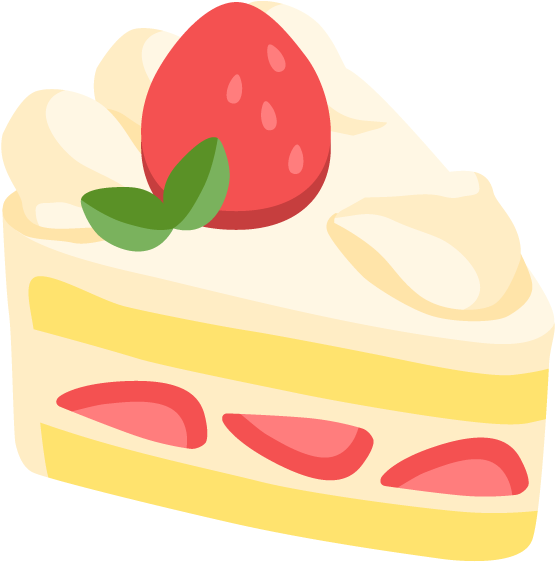 Download Strawberry Sponge Cake Free Png And Vector - Fruit Cake ...