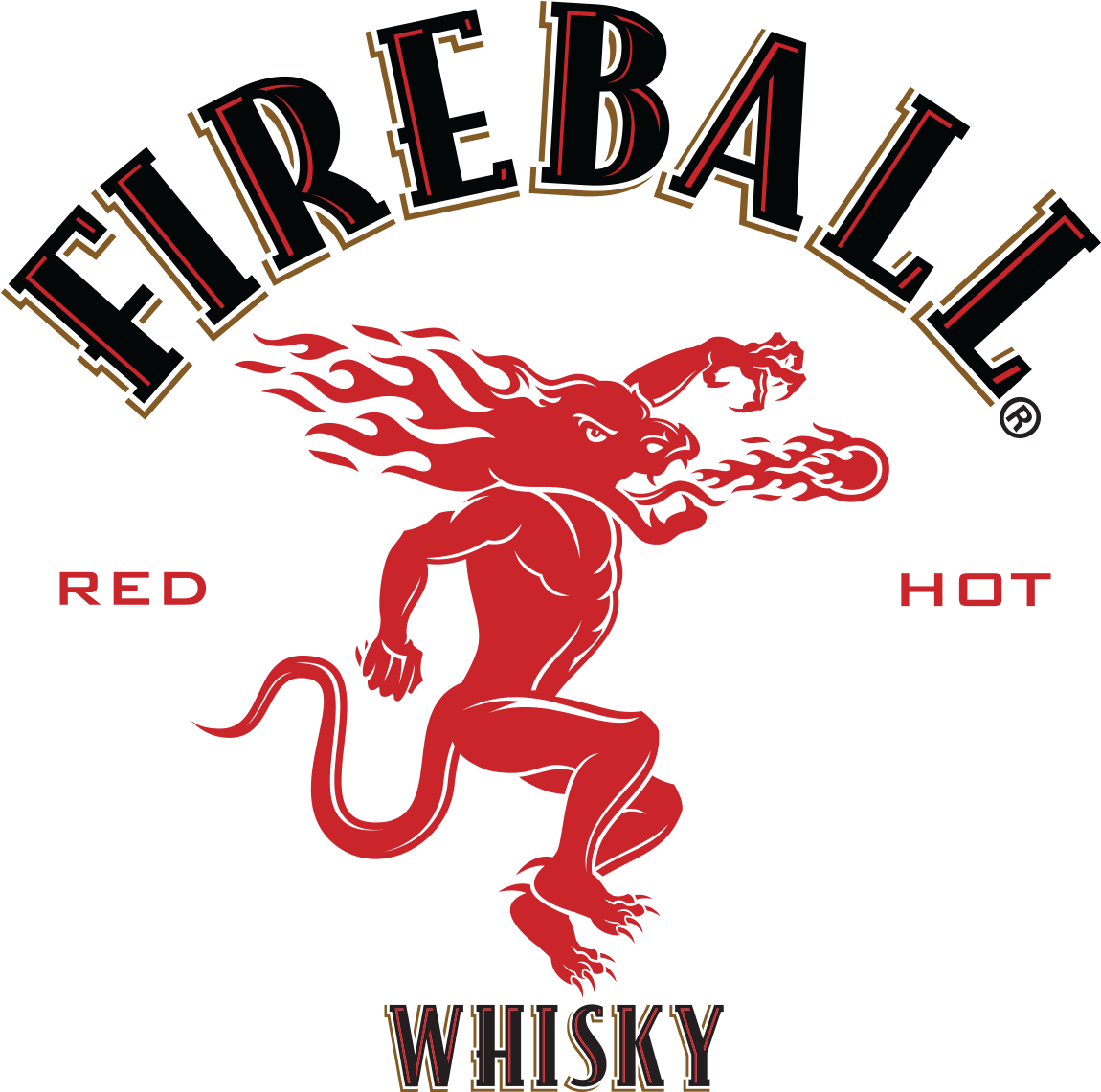 Fireball Cinnamon Whiskey Logo Clipart - Large Size Png Image - PikPng