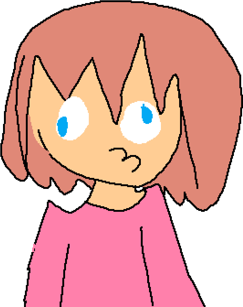 Derp Sayori - Cartoon Clipart (1050x1050), Png Download