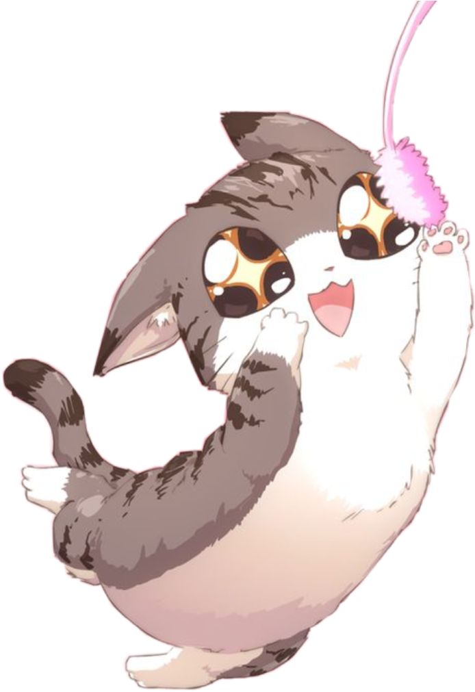 Download Anime Cat Love Cute Kawaii Happy Manga Chibi Japan - Anime