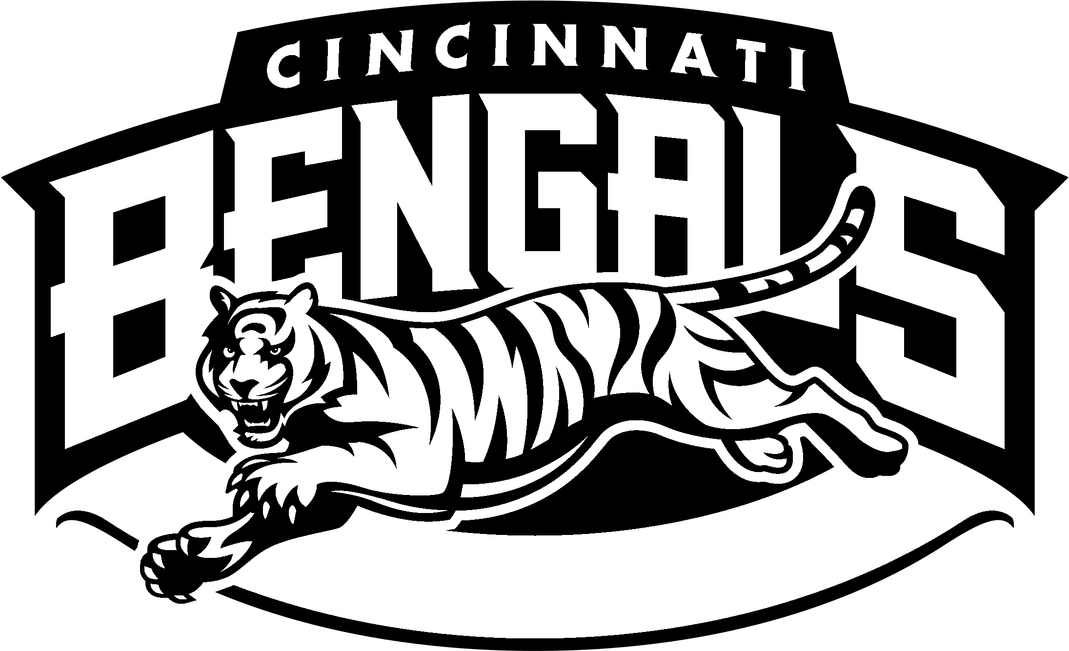 Bengals Logo Png Cincinnati Bengals Logo Black And White Clipart