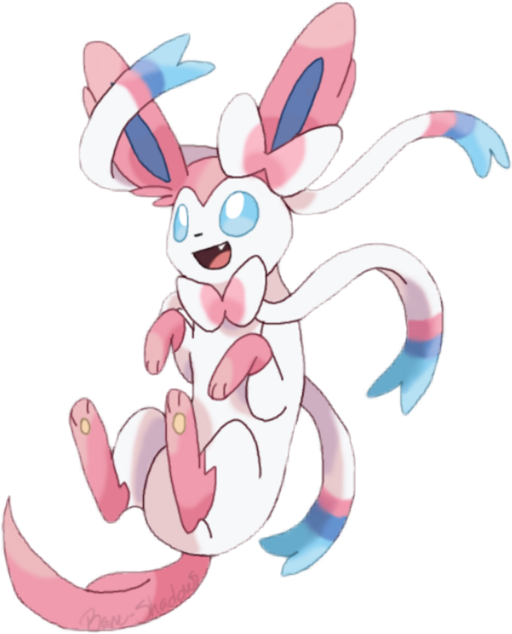 Sylveon Sticker - Sylveon Transparent Clipart - Large Size Png Image ...