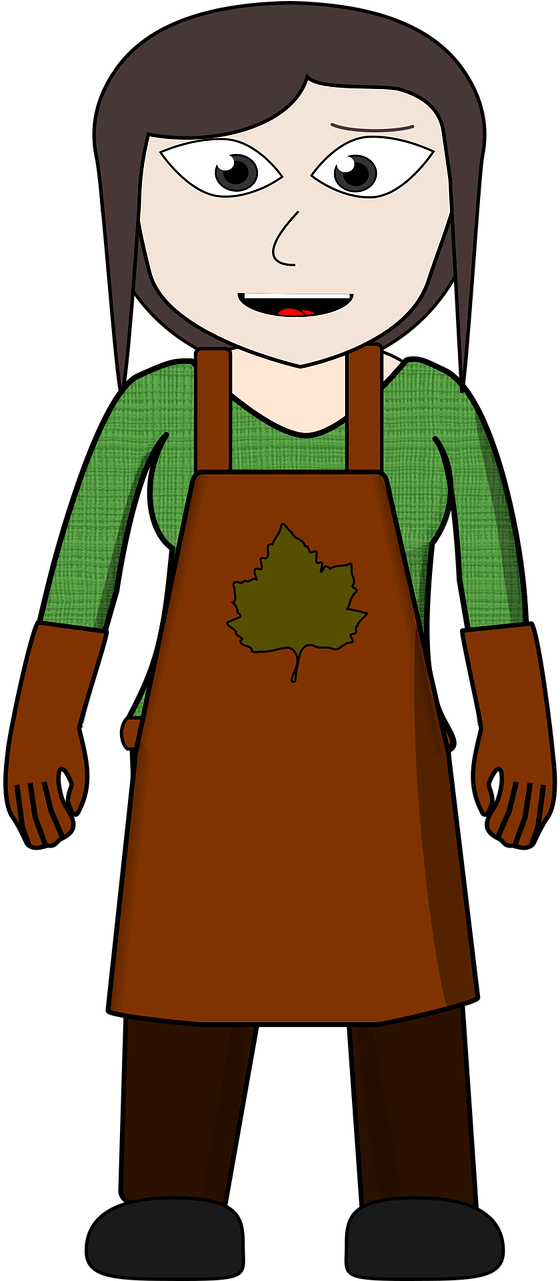 Download Apron Comic Characters Farmer Png Image - Villager Woman