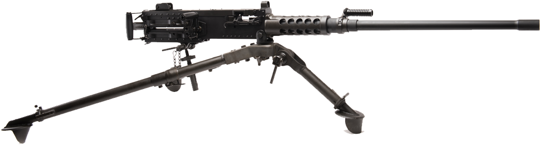 50 Cal Thumb - M1919 Machine Gun Clipart - Large Size Png Image - PikPng