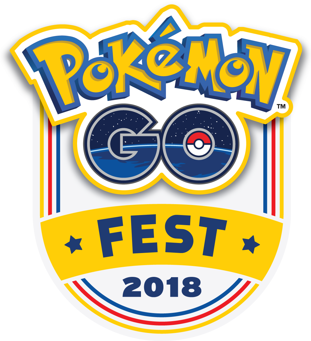Stay Tuned For Details On How To Participate In Pokémon - Pokemon Go Fest 2018 Logo Clipart (1080x1309), Png Download