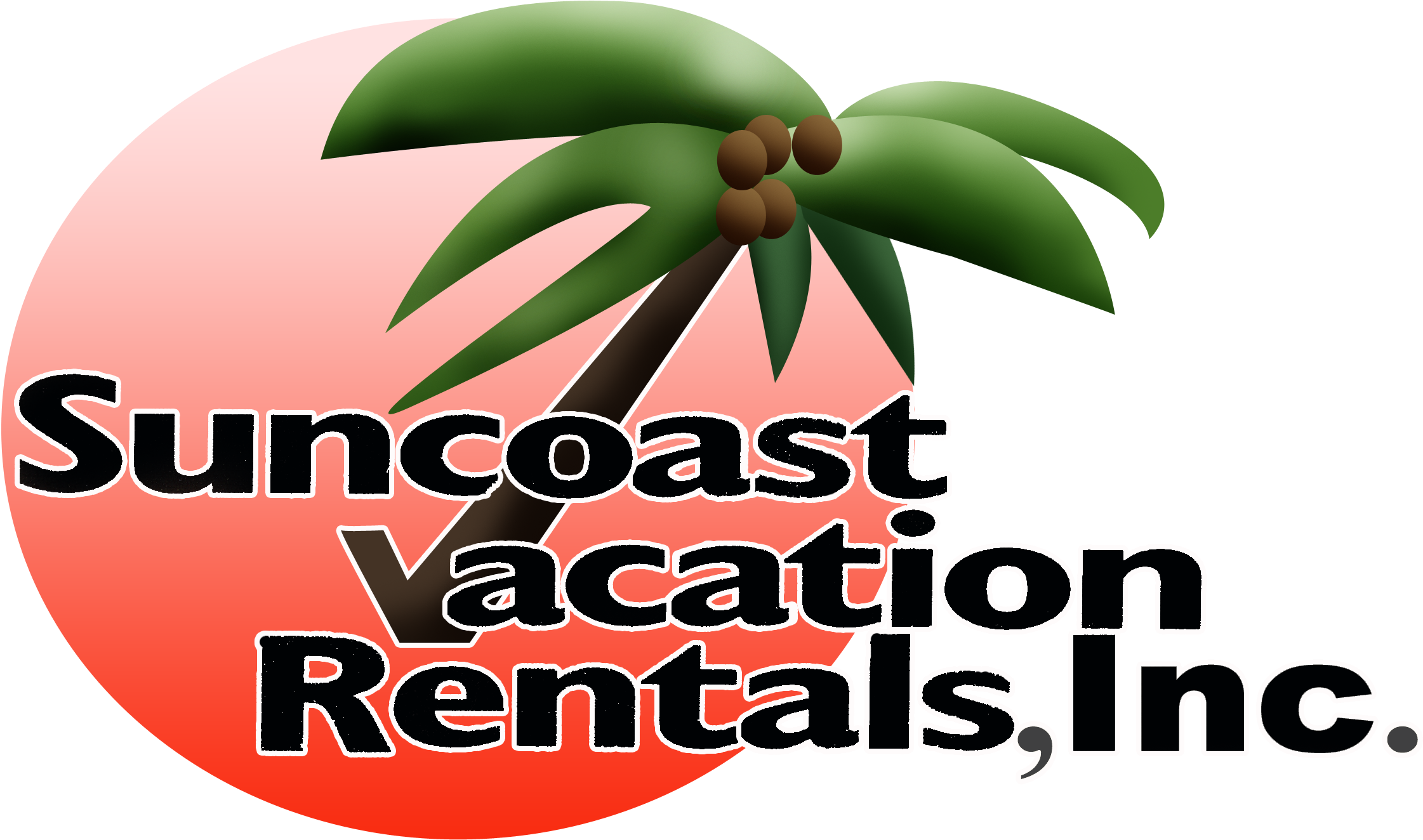 Suncoast Vacation Rentals Clipart - Large Size Png Image - Pikpng