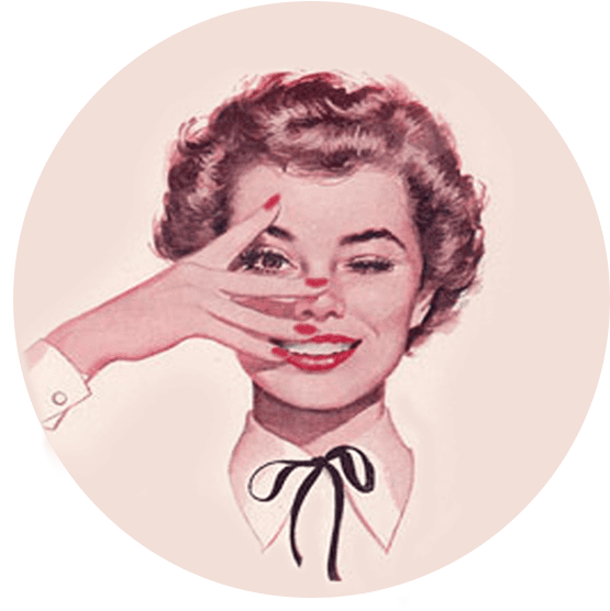 Cleaning Lady - Retro Style Clipart (565x569), Png Download
