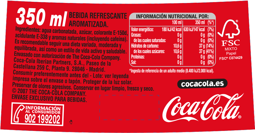 Download Etiqueta Troquelada - Coca Cola Clipart Png Download - PikPng