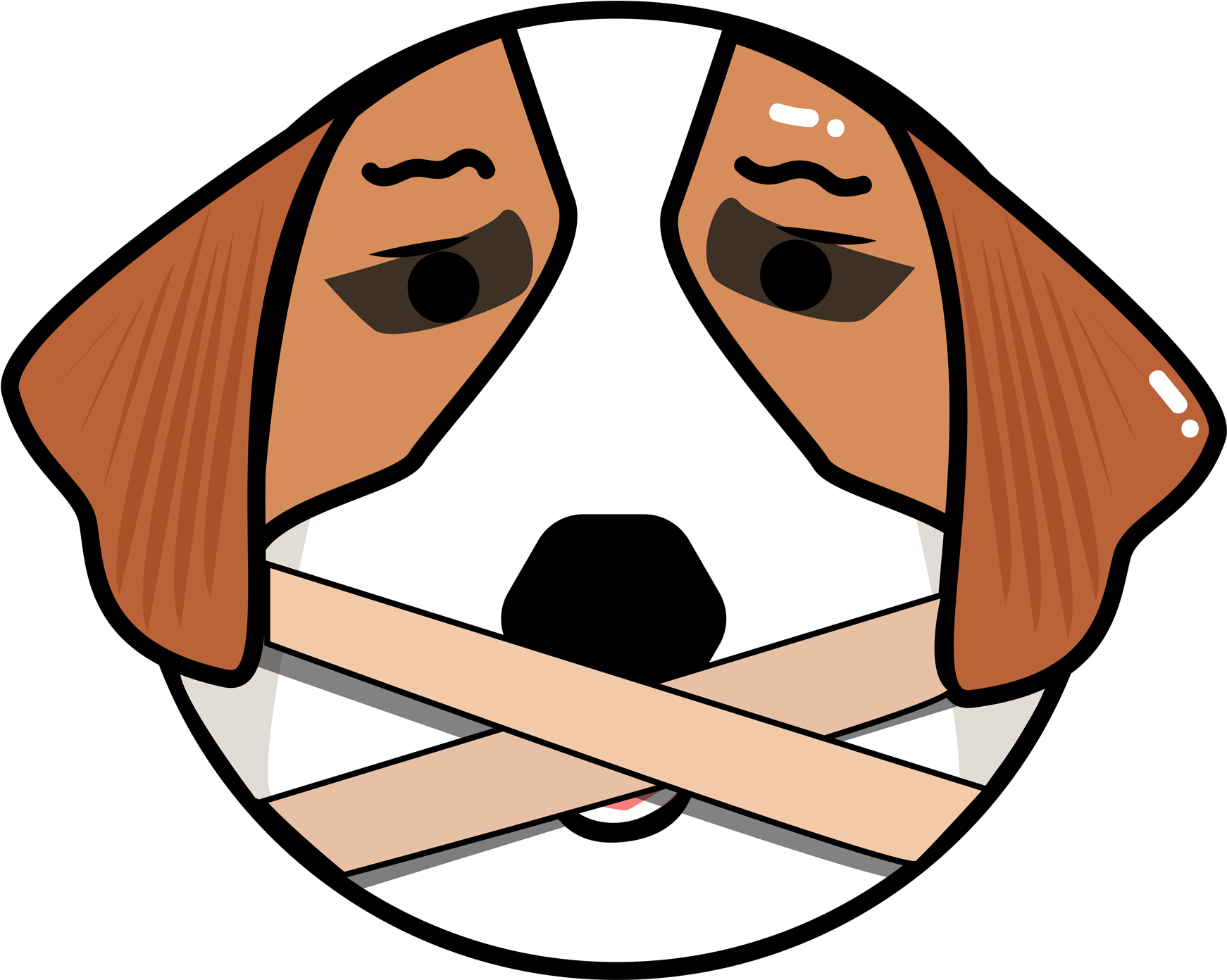 Download Original Vector Cartoon Dog Head Png And Image - English