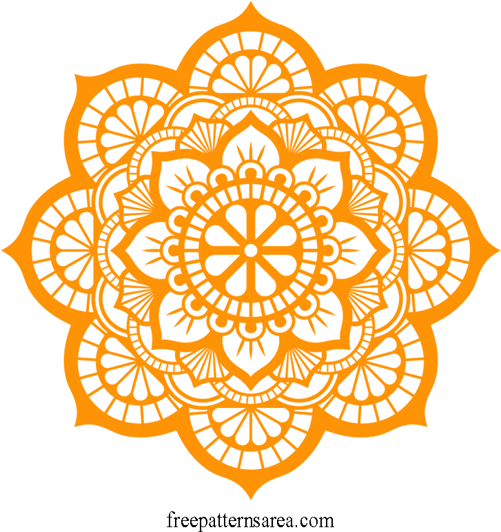 Download Lotus Mandala Vector Art And Cut Out Pattern Files Clipart Large Size Png Image Pikpng